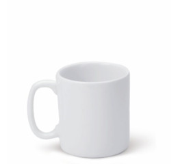 CANECA PORCELANA RETA 280ML BRANCA 24-P C/24
